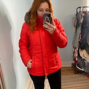 Columbia Simply Snowy II Puffer Coat Heavy Weight Neon Women's Size Large L